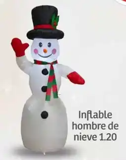 Soriana Mercado Inflable hombre de nieve oferta