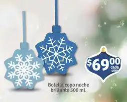 Soriana Mercado Botella copo noche brillante oferta