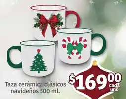 Soriana Mercado Taza cerámica clásicos navideños oferta