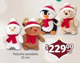 Soriana Mercado Peluche navideño oferta