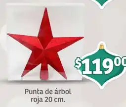 Soriana Mercado Punta de árbol roja oferta