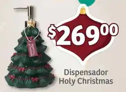 Soriana Mercado Dispensador Holy Christmas oferta