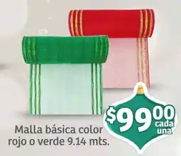 Soriana Mercado Malla básica color rojo o verde oferta