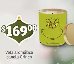 Soriana Mercado Vela aromática canela Grinch oferta