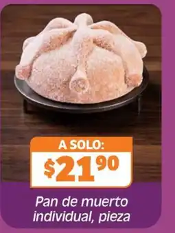 Soriana Híper Pan de muerto individual oferta