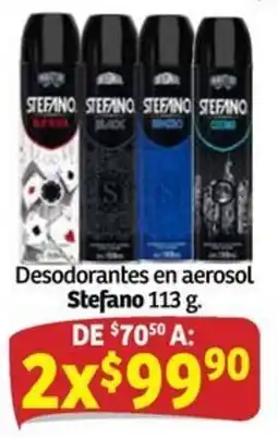 Soriana Mercado Stefano Desodorantes en aerosol oferta