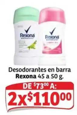 Soriana Mercado Rexona desodorantes en barra oferta