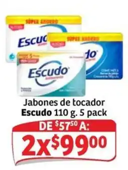 Soriana Mercado Escudo jabones de tocador oferta