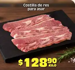 Soriana Híper Costilla de res para asar oferta