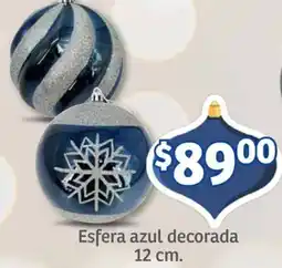 Soriana Mercado Esfera azul decorada oferta