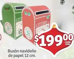 Soriana Mercado Buzón navideño de papel oferta