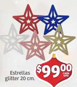 Soriana Mercado Estrellas glitter oferta