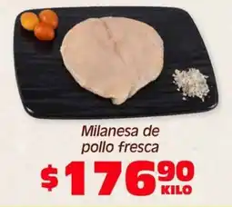 Soriana Híper Milanesa de pollo fresca oferta