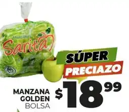 Merco Sarita - manzana golden bolsa oferta