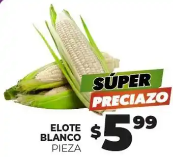 Elote blanco pieza