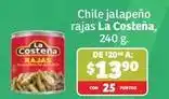 Soriana Híper La costeña - chile jalapeño rajas oferta