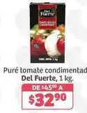 Soriana Híper Del fuerte - puré tomate condimentado oferta