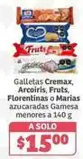 Soriana Híper Gamesa - galletas cremas, arcoiris, fruits, florentinas o marias azucaradas oferta