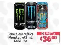 Soriana Híper Monster - bebida energética oferta