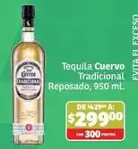Soriana Híper Cuervo - tequila tradicional reposado oferta