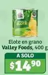 Soriana Híper Valley foods - elote en grano oferta