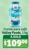 Soriana Híper Valley foods - crema para café oferta