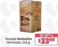 Soriana Híper Sanissimo - tostada horneada oferta