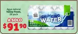 Soriana Híper Valley foods - agua natural oferta