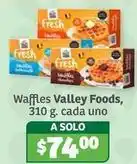 Soriana Híper Valley foods - waffles oferta