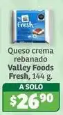 Soriana Híper Valley foods - queso crema rebanado oferta