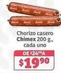 Soriana Híper Chimex - chorizo casero oferta
