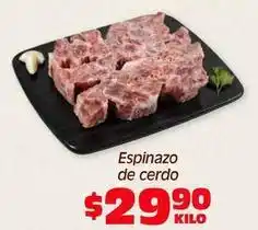 Soriana Híper Espinazo de cerdo oferta