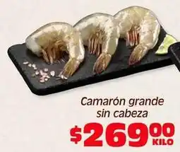 Soriana Híper Camarón grande sin cabeza oferta