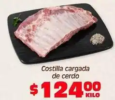 Soriana Híper Costilla cargada de cerdo oferta