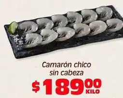 Soriana Híper Camarón chico sin cabeza oferta