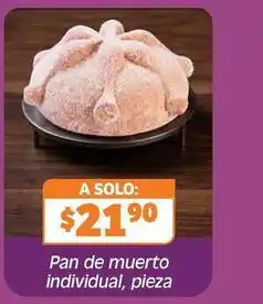 Soriana Híper Solo - pan de muerto individual oferta