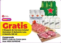 HEB Cerveza Amstel Heineken O Bohemia oferta