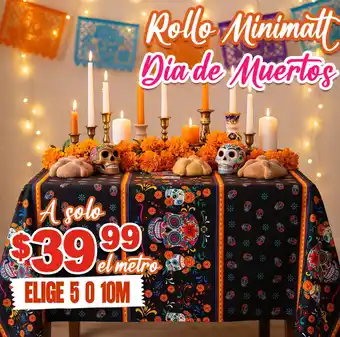 Rollo Minimatt Dia de Muertos