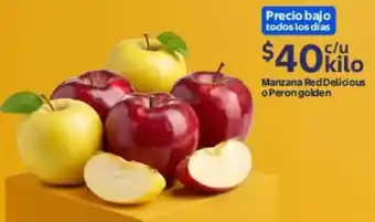 Manzana Red Delicious o Peron golden
