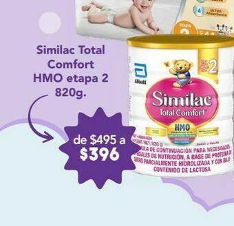 Farmacia San Pablo Similac total comfort hmo e2 lat c/820gr oferta