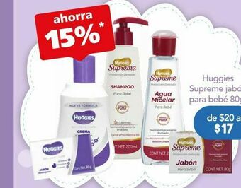 Farmacia San Pablo Huggies jabon cuidado relajante c/80gr oferta