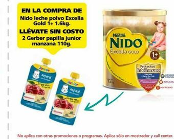 Farmacia San Pablo Nido leche polvo excella gold 1+ c/1.6kg oferta