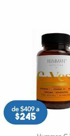 Farmacia San Pablo Humman c-vest vit c d3 zinc curc c/30cap oferta