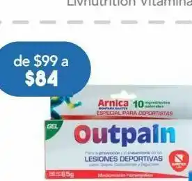 Farmacia San Pablo Nartex outpain lesiones depor tub c/65gr oferta