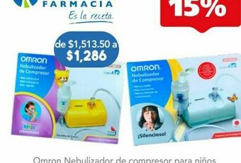 Farmacia San Pablo Omron nebulizador c/com ne-c801la c/1pza oferta