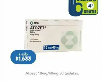 Atozet tab 10/40mg caj c/30