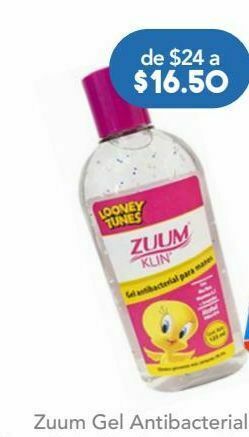 Farmacia San Pablo Zuum gel antibact looney tunes c/125ml oferta