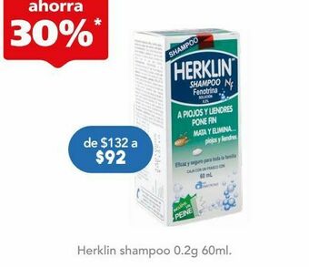 Farmacia San Pablo Herklin sha 0.2gr fra c/60ml oferta