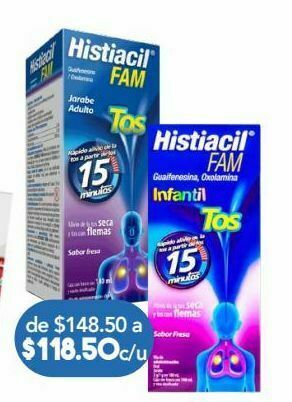 Farmacia San Pablo Histiacil fam jar adulto c/140ml oferta