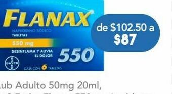 Farmacia San Pablo Flanax tab 550mg caj c/6 oferta